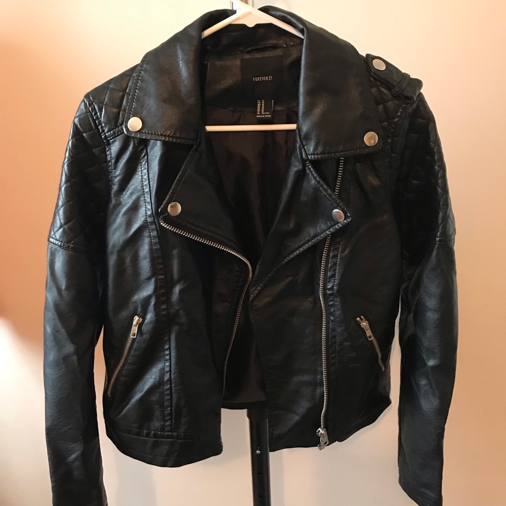 Forever 21 faux leather jacket